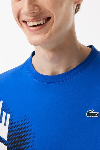Lacoste - Men’s Lacoste Sport Regular Fit T-shirt With Contrast Branding