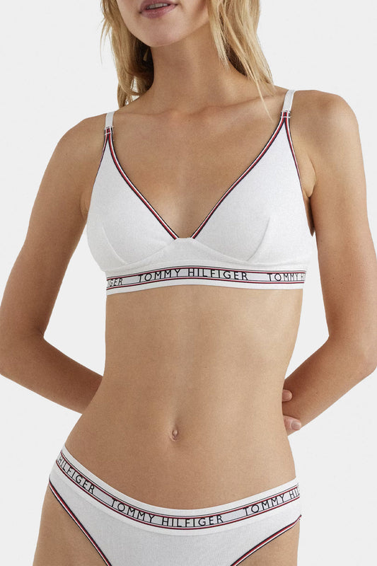 Tommy Hilfiger - Signature Tape Unpadded Triangle Bralette