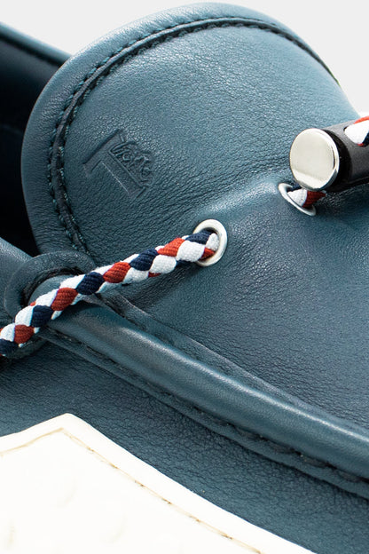 Tod's - Men's Light Blue Gommino Leather Loafers