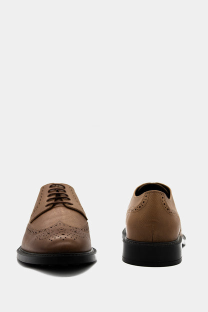 Tod's - Men's Biscuit Derby With Brogue Motif
